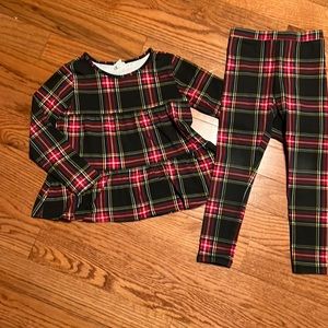 Jcrew crewcuts Christmas holiday outfit size 6-7 girls
